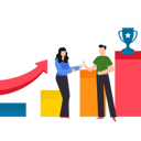 پیش‌نمایش فایل businessman-is-working-towards-career-growth-with-his-team-10203732 از پک دستاوردهای کسب و کار