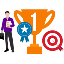 پیش‌نمایش فایل businessman-receives-best-businessman-award-10203681 از پک دستاوردهای کسب و کار