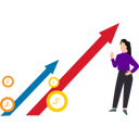 پیش‌نمایش فایل businesswoman-analyzes-financial-growth-10203704 از پک دستاوردهای کسب و کار