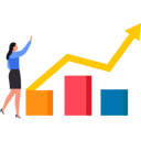 پیش‌نمایش فایل businesswoman-analyzes-financial-growth-10203717 از پک دستاوردهای کسب و کار