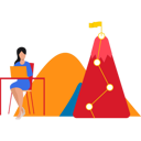 پیش‌نمایش فایل businesswoman-is-moving-towards-her-goal-10203765 از پک دستاوردهای کسب و کار