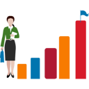 پیش‌نمایش فایل businesswoman-is-moving-towards-her-growth-10203676 از پک دستاوردهای کسب و کار