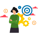 پیش‌نمایش فایل businesswoman-is-trying-to-achieve-success-10203735 از پک دستاوردهای کسب و کار