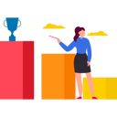پیش‌نمایش فایل businesswoman-is-trying-to-achieve-success-10203755 از پک دستاوردهای کسب و کار