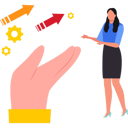 پیش‌نمایش فایل businesswoman-needs-help-of-her-team-to-reach-her-goals-10203718 از پک دستاوردهای کسب و کار
