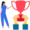 پیش‌نمایش فایل businesswoman-reaches-her-business-goal-10203728 از پک دستاوردهای کسب و کار