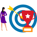 پیش‌نمایش فایل businesswoman-reaches-her-business-goal-10203762 از پک دستاوردهای کسب و کار