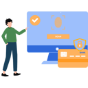پیش‌نمایش فایل boy-making-biometric-payment-10212671 از پک پرداخت امن