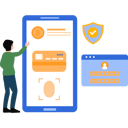 پیش‌نمایش فایل guy-paying-by-fingerprint-10212687 از پک پرداخت امن
