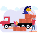 پیش‌نمایش فایل boy-and-girl-loading-goods-on-truck-10069846 از پک نقل مکان