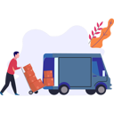 پیش‌نمایش فایل boy-loading-cartons-into-truck-using-trolley-10071345 از پک نقل مکان