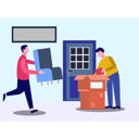 پیش‌نمایش فایل boys-packing-house-10071343 از پک نقل مکان