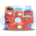 پیش‌نمایش فایل cartons-ready-to-be-shifted-10069823 از پک نقل مکان