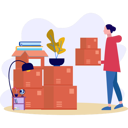 پیش‌نمایش فایل girl-carrying-cardboard-boxes-10069859 از پک نقل مکان