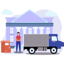 پیش‌نمایش فایل girl-standing-next-to-truck-10069822 از پک نقل مکان