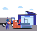 پیش‌نمایش فایل goods-in-front-of-new-house-10069851 از پک نقل مکان