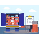 پیش‌نمایش فایل household-goods-loaded-into-truck-10069858 از پک نقل مکان