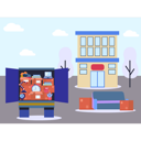 پیش‌نمایش فایل truck-loaded-to-move-10069854 از پک نقل مکان