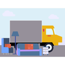 پیش‌نمایش فایل truck-ready-to-be-loaded-10069841 از پک نقل مکان