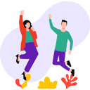 پیش‌نمایش فایل boy-and-girl-are-dancing-10237980 از پک خوشحالی