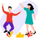پیش‌نمایش فایل boy-and-girl-are-dancing-10237985 از پک خوشحالی