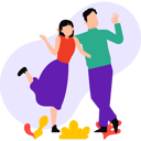 پیش‌نمایش فایل boy-and-girl-are-dancing-10237990 از پک خوشحالی