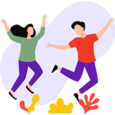 پیش‌نمایش فایل boy-and-girl-are-dancing-10238002 از پک خوشحالی