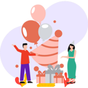پیش‌نمایش فایل boy-and-girl-are-enjoying-birthday-party-10237996 از پک خوشحالی