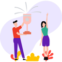 پیش‌نمایش فایل boy-and-girl-won-the-trophy-10237988 از پک خوشحالی