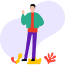 پیش‌نمایش فایل boy-is-saying-hello-to-everyone-10237970 از پک خوشحالی