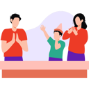 پیش‌نمایش فایل family-is-enjoying-birthday-party-10238006 از پک خوشحالی
