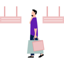 پیش‌نمایش فایل boy-is-coming-back-home-after-shopping-10190607 از پک خرید