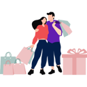 پیش‌نمایش فایل couple-is-shopping-10190646 از پک خرید