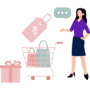 پیش‌نمایش فایل girl-is-adding-shopping-items-in-trolley-10190649 از پک خرید