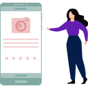 پیش‌نمایش فایل girl-is-buying-camera-online-10190628 از پک خرید