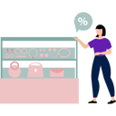 پیش‌نمایش فایل girl-is-buying-jewellery-and-other-accessories-10190640 از پک خرید
