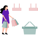 پیش‌نمایش فایل girl-is-carrying-shopping-bags-10190626 از پک خرید