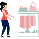 پیش‌نمایش فایل girl-is-doing-clothes-shopping-10190641 از پک خرید