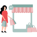 پیش‌نمایش فایل girl-is-doing-sale-shopping-10190613 از پک خرید