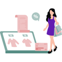 پیش‌نمایش فایل girl-is-doing-sale-shopping-10190616 از پک خرید