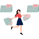 پیش‌نمایش فایل girl-is-shopping-in-black-friday-sale-10190632 از پک خرید