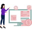 پیش‌نمایش فایل girl-paying-online-shopping-bills-10190612 از پک خرید