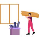 پیش‌نمایش فایل a-boy-carries-firewood-on-his-shoulder-10238048 از پک نجاری و کار با چوب