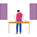 پیش‌نمایش فایل a-boy-is-making-a-wooden-chair-10238047 از پک نجاری و کار با چوب