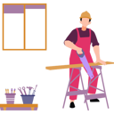 پیش‌نمایش فایل a-worker-is-cutting-wood-with-a-saw-10238041 از پک نجاری و کار با چوب