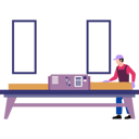 پیش‌نمایش فایل carpenter-working-with-his-machines-10238034 از پک نجاری و کار با چوب