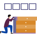 پیش‌نمایش فایل the-boy-is-fixing-the-drawer-10238060 از پک نجاری و کار با چوب