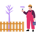 پیش‌نمایش فایل the-boy-is-holding-a-paint-roller-10238063 از پک نجاری و کار با چوب