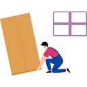پیش‌نمایش فایل the-boy-is-lifting-the-wardrobe-10238049 از پک نجاری و کار با چوب