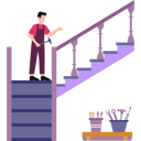 پیش‌نمایش فایل the-boy-is-nailing-the-stairs-10238061 از پک نجاری و کار با چوب